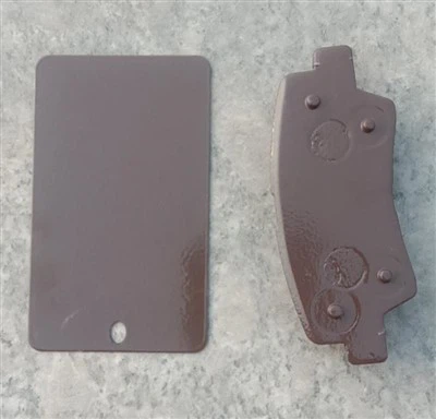 Bruine remblokken met beschermende coating